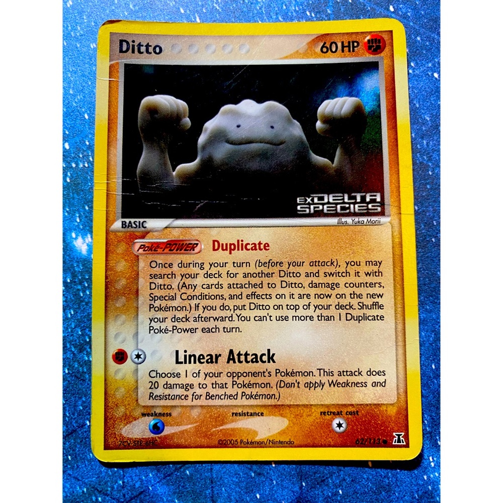 Ditto 60 HP Pokemon Card